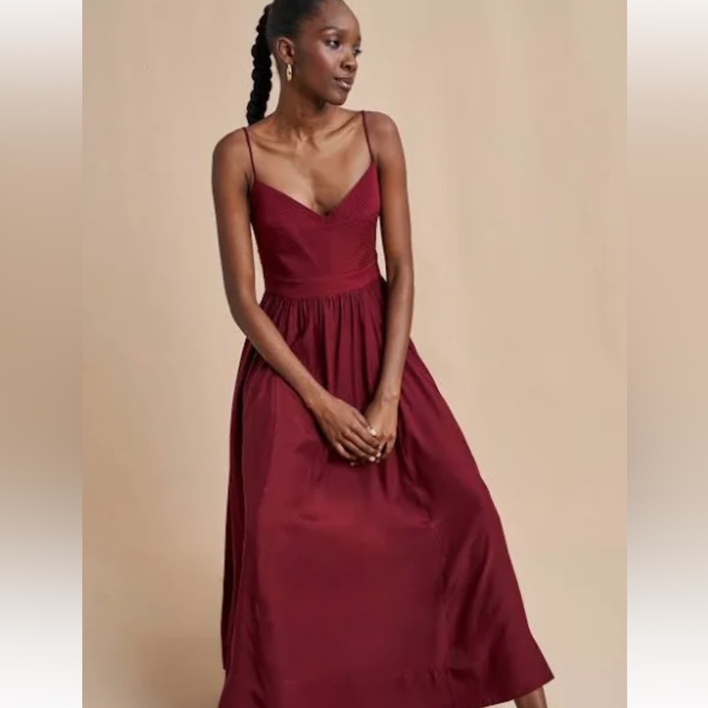 La Ligne burgundy dress